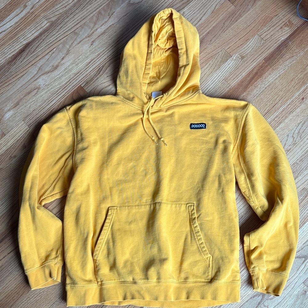 Go Good large Yellow Hoodie